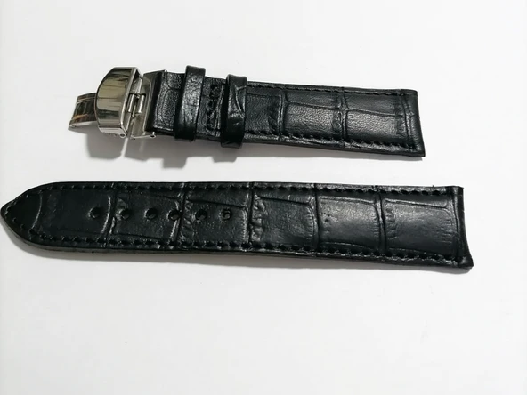 Fado &Hertür Saate &Uygun  Kelebek  Toka  18 MM   Siyah   kordon   (272)  gumus  toka ürün görseli