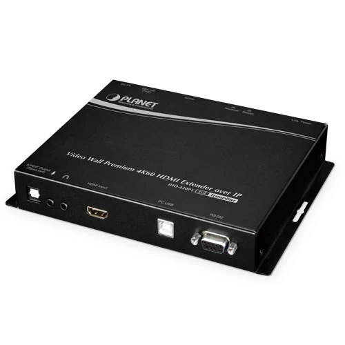 Video Wall 4K/60 HDMI & USB over IP Transmitter with PoE - 1