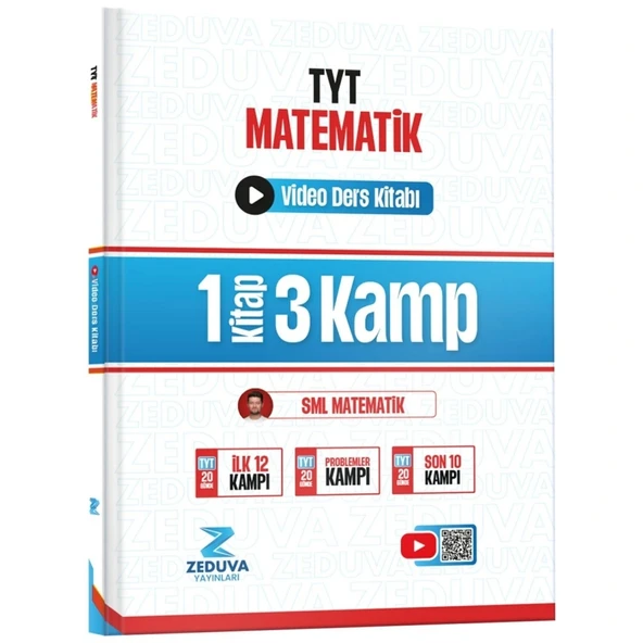 Zeduva Yayınları Sml Matematik Tyt Matematik 1 Kitap 3 Kamp Video Ders Kitabı ürün görseli