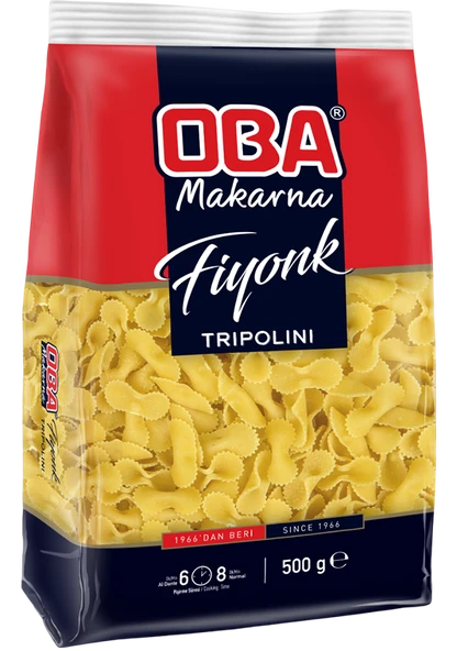 Oba Fiyonk Makarna 500 g x 20 Adet | Toplu Kullanım Paketi - 2