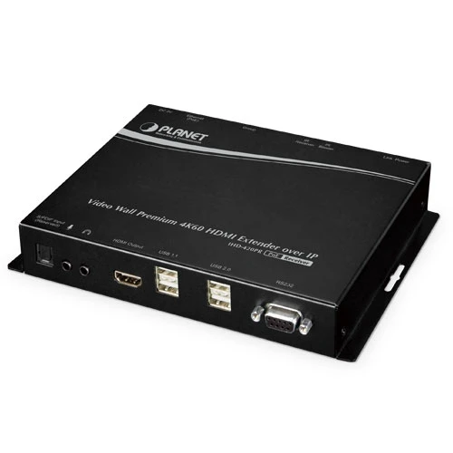 Video Wall 4K/60 HDMI & USB over IP Receiver with PoE ürün görseli
