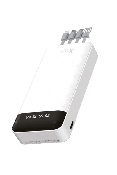 XTECH 20.000 mAH DOUBLE USB İNTERNAL CABLE POWERBANK