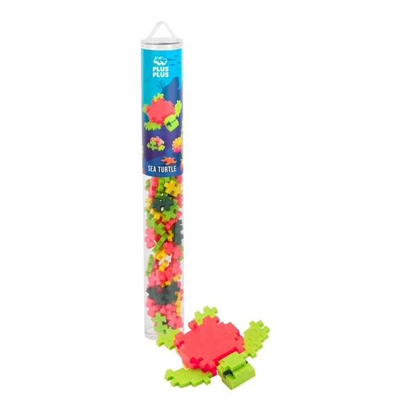 PLUS-PLUS SEA TURTLE / 100 PCS TUBE ürün görseli