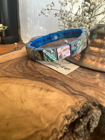 Okyanus Sedef Doğal Taş Bileklik