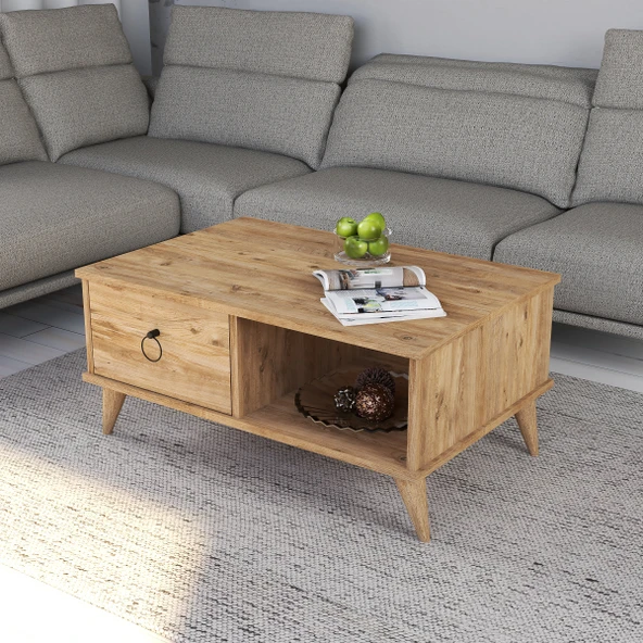 Lara Orta Sehpa Çam- SHP0202 ürün görseli 1