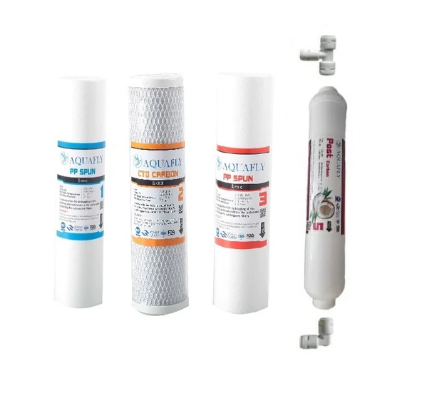 ( MEMBRANSIZ ) AQUA FLY Su Arıtma Filtresi 4lü Takım Arıtıcı Filtresi 10" AÇIK KASA UYUMLU ürün görseli