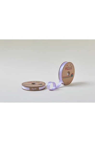 Biye Saten Katlı 009 Lila 2 cm 25 Metre %100 Polyester ürün görseli