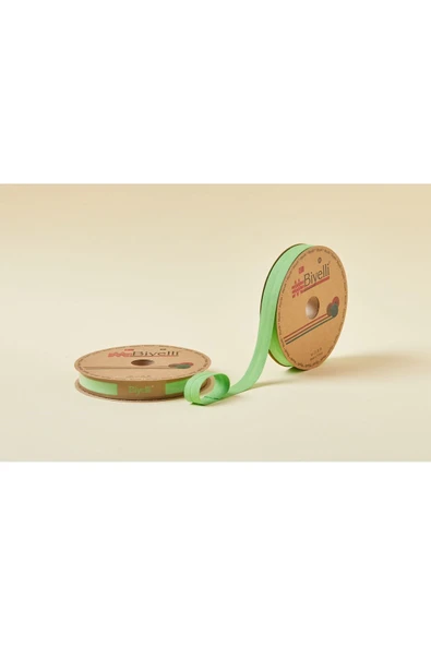 Biye Koton Katlı D09 Yeşil 2 cm 25 Metre %65 Koton %35 Polyester ürün görseli