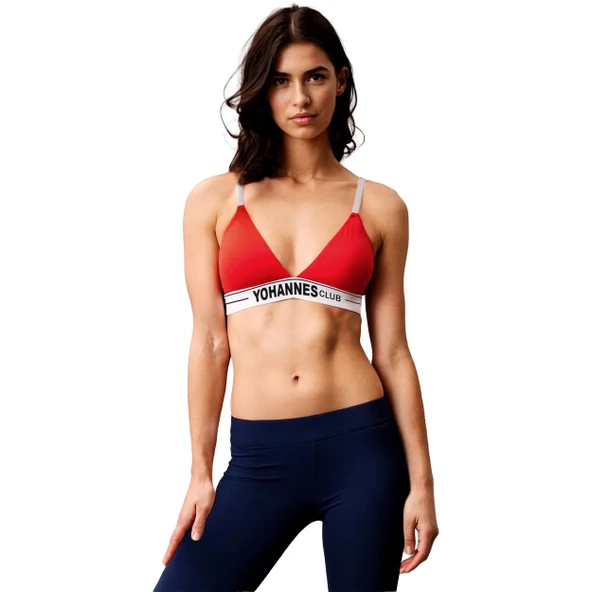 Yohannes Club, Kadın Pamuklu Üçgen Sütyen, Ayarlama Askılı, Renk Seçenekli, Tekli paket - Resim 8