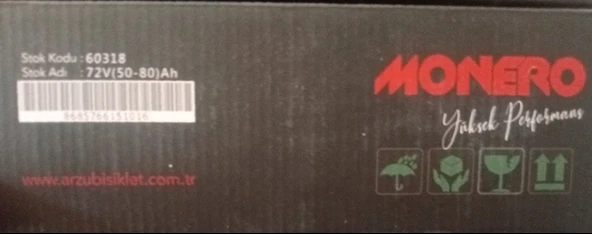 72V (50-80AH) ŞARJ CİHAZI EBIKE (DEVRE KESİCİLİ) - MONERO - Resim 3