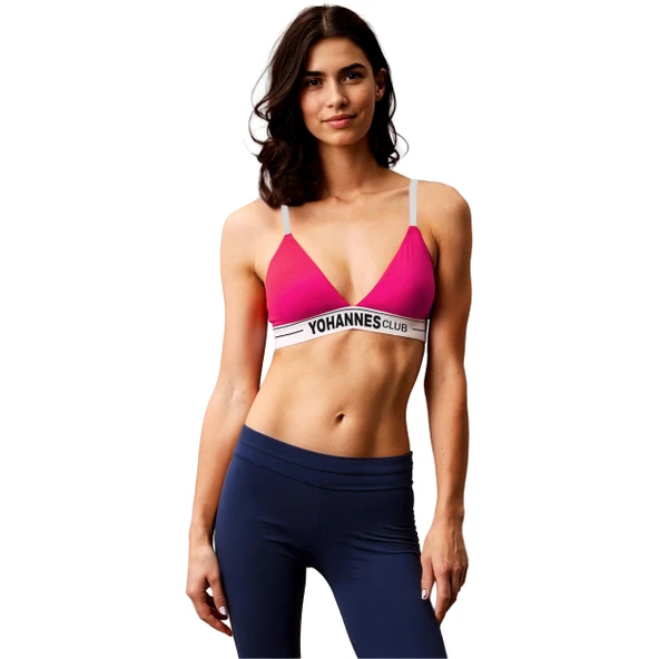 Yohannes Club, Kadın Pamuklu Üçgen Sütyen, Ayarlama Askılı, Renk Seçenekli, Tekli paket - Resim 7