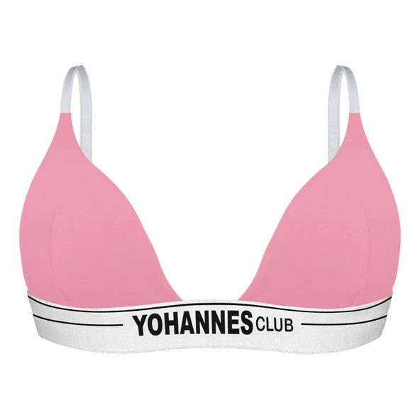 Yohannes Club, Kadın Pamuklu Üçgen Sütyen, Ayarlama Askılı, Renk Seçenekli, Tekli paket - Resim 4