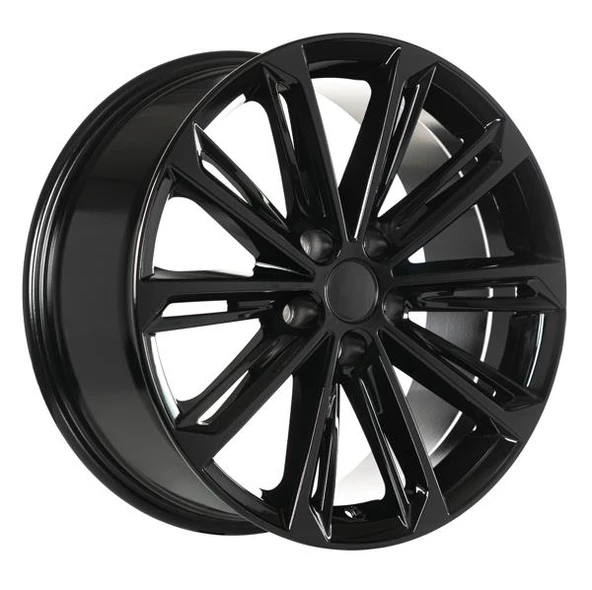 EMR-S1002-02 8.0x18" -5x112 ET35 57.1 Deep Black Gloss Jant (4 Adet) ürün görseli