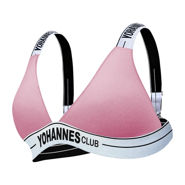 Yohannes Club, Kadın Lastik Askılı Sütyen, Renk Seçenekli, Tekli Paket - Resim 5