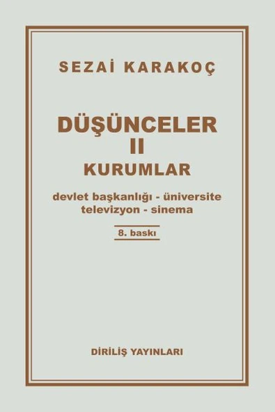 Düşünceler 2 - Kurumlar - 1