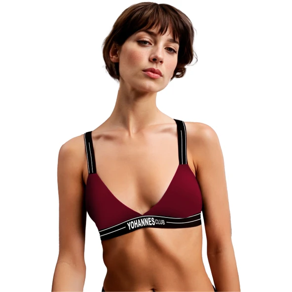 Yohannes Club, Kadın Lastik Askılı Sütyen, Renk Seçenekli, Tekli Paket - Resim 10