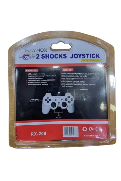 RAYNOX RX-208 Oyun Kolu USB Kablolu Gamepad/ Joystick - Resim 2