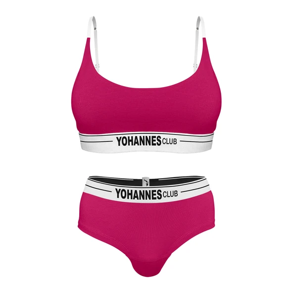 Yohannes Club, Kadın Pamuklu İç Çamaşırı Takımı, (Bralet-hipster) Renk seçenekli - Resim 5
