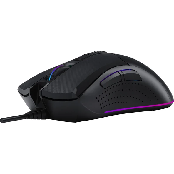 W90 Max 10.000 CPI 10 Tuş RGB 4M Bellek Ultra Core 3&4 Aktif Özel Yapım Optik Kablolu Siyah Oyuncu Mouse - 3