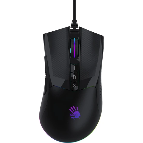 W90 Max 10.000 CPI 10 Tuş RGB 4M Bellek Ultra Core 3&4 Aktif Özel Yapım Optik Kablolu Siyah Oyuncu Mouse
