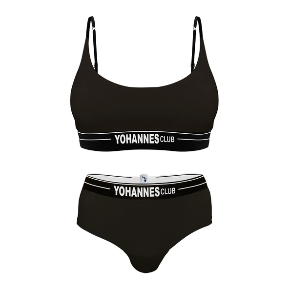 Yohannes Club, Kadın Pamuklu İç Çamaşırı Takımı, (Bralet-hipster) Renk seçenekli - Resim 2