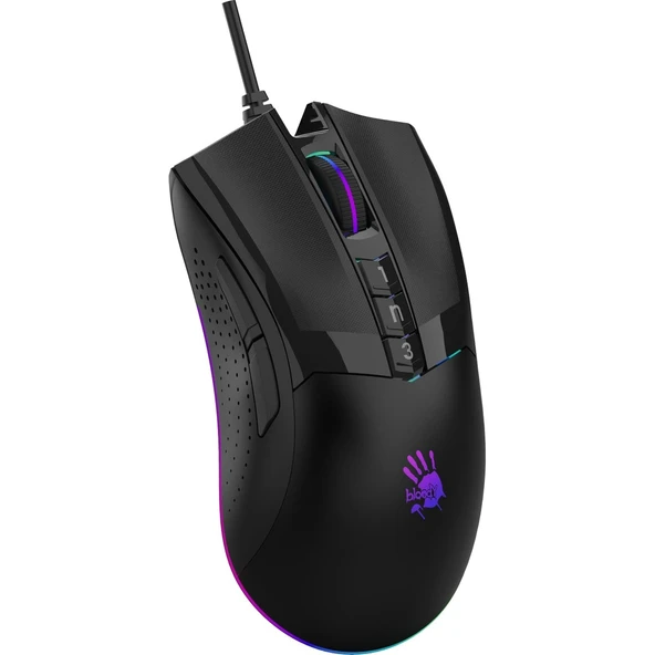 W90 Max 10.000 CPI 10 Tuş RGB 4M Bellek Ultra Core 3&4 Aktif Özel Yapım Optik Kablolu Siyah Oyuncu Mouse - 7