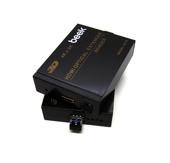 Beek 4K HDMI Fiber Sinyal Uzatma Cihazı, Single Mode, SC, LC, 10 km, 4K@30Hz<br>
Beek 4K HDMI Fiber Extender, Singlemode, 10 km ürün görseli