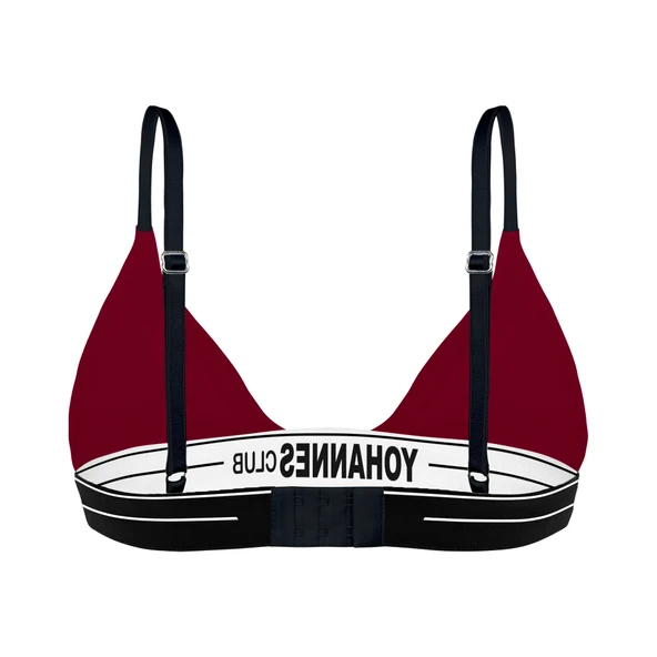 Yohannes Club, Kadın Pamuklu İç Çamaşırı Takımı (Üçgen Sütyen- Lastikli Brazilian Külot) - Resim 12