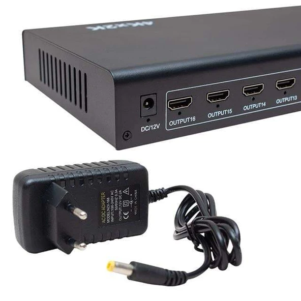 Powermaster 16 Port 1080P 3D 4Kx2K Destekli 1 Giriş 16 Çıkış HDMI Dağıtıcı PM-4262 - Resim 2