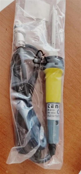 Tenon ZE-6189 24 Volt 48 Watt 4 Pinli Dişi ZD-1937 - ZD-937 - ZD-931 Havyalar Uyumlu Yedek Havya Sapı ürün görseli 1