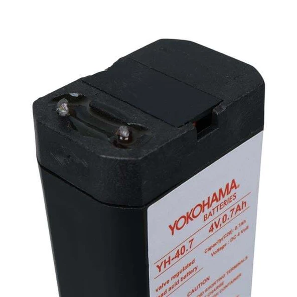 Yokohama YH-40.7 4 Volt - 0.7 Amper Akü (34x22x64 mm) - Resim 4
