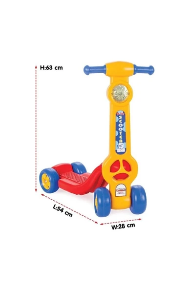 Pilsan Mini Scooter Sarı - 2