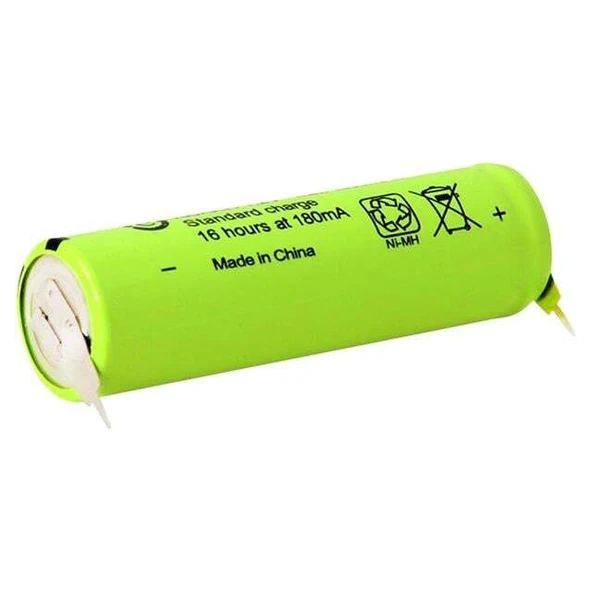 Gp 1.2 Volt 1800 Ma Düz Kafa Puntalı Şarjlı AA Kalem Pil 180AAh - Resim 3