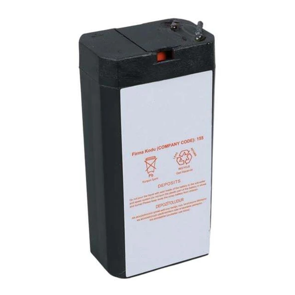 Yokohama YH-40.7 4 Volt - 0.7 Amper Akü (34x22x64 mm) - Resim 2