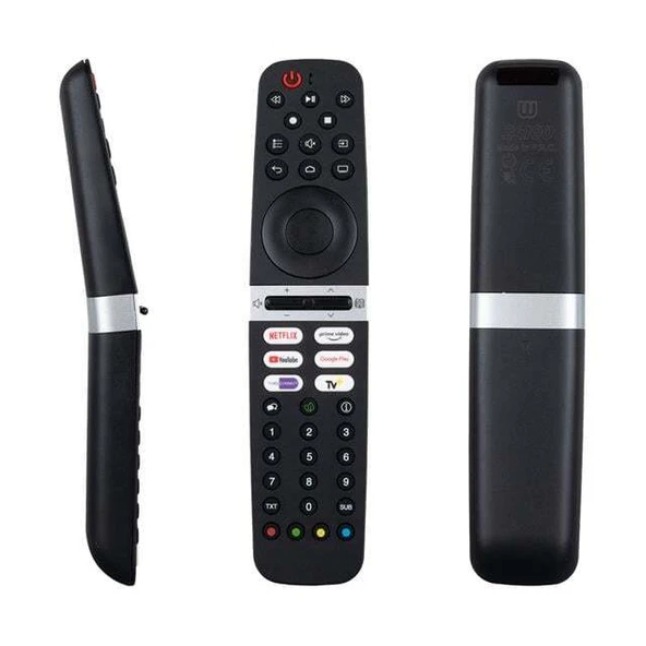 Weko Arçelik Ses Komutsuz Netflix-Prime Video-Beinconnect-Google Play-Youtube-Tv+ Tuşlu Lcd Led Tv Kumanda