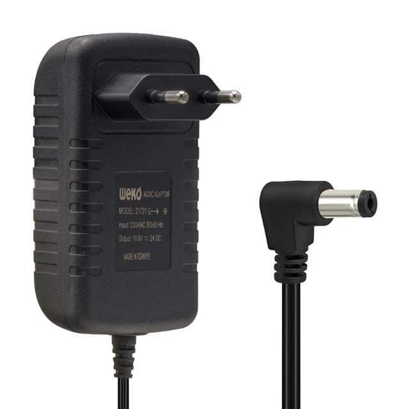Weko 16.8 Volt - 2 Amper Ledli̇ Pri̇z Ti̇pi̇ 5.5*2.5  Uçlu Şarj Adaptörü ürün görseli 1