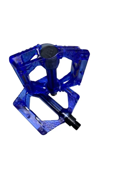 BİKE SKY EVO  ŞEFFAF RENKLİ PLATFORM GENİŞ PEDAL PLATFORM BİSİKLET  PEDALI REFLEKTÖRLÜ - Resim 3