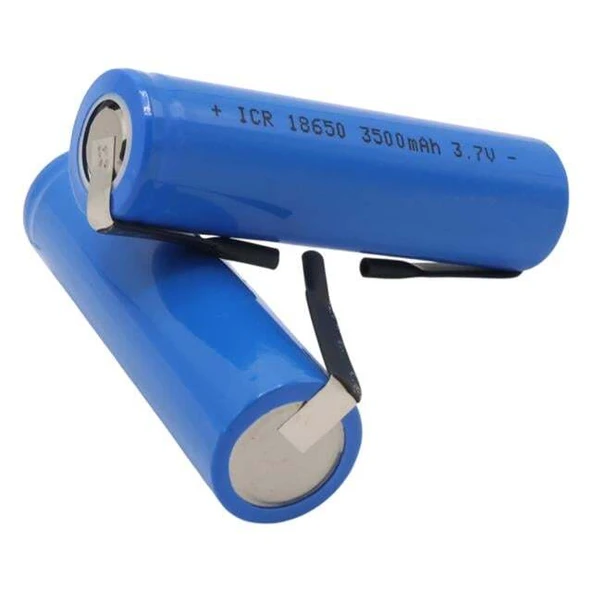 Powermaster 3.7 Volt 3500 mAh Lityum Li-iOn Başlıksız Puntalı 2'li Paket Pil - 4