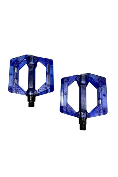 BİKE SKY EVO  ŞEFFAF RENKLİ PLATFORM GENİŞ PEDAL PLATFORM BİSİKLET  PEDALI REFLEKTÖRLÜ ürün görseli