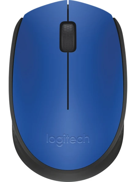 Logitech M171 USB Alıcılı Kablosuz Kompakt Mouse - Mavi OUTLET