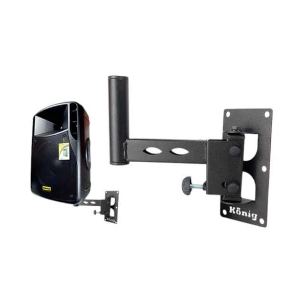 König K-201 Kabinli Hoparlör Askı Aparatı (30 Cm Hoparlör Sehpa) ürün görseli 1