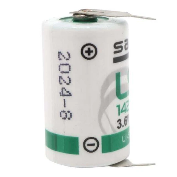 PowerMaster PM-25277 1/2AA LS 3.6 Volt Kısa Boy Puntalı Lityum Pil - 4