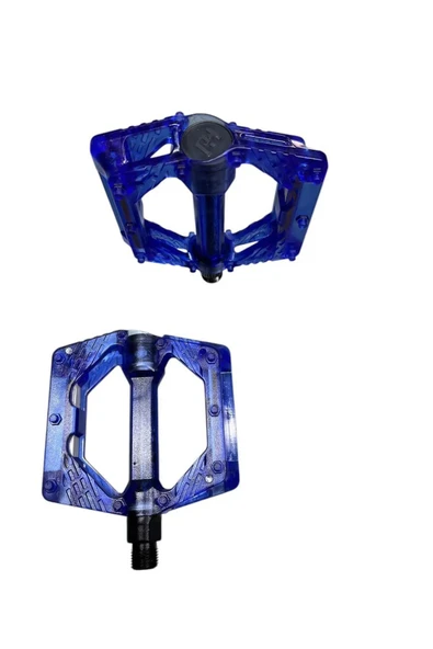 BİKE SKY EVO  ŞEFFAF RENKLİ PLATFORM GENİŞ PEDAL PLATFORM BİSİKLET  PEDALI REFLEKTÖRLÜ - Resim 2
