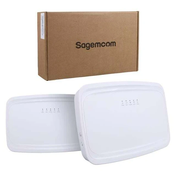 Sagemcom Fast 5366S AC1750 Wifi 5 2.4Ghz 5Ghz Dualband 4 Port Vdsl Wan Gigabit Voip Kablosuz Modem - 4