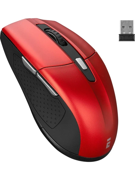 Everest SM-861 Kırmızı Optik Kablosuz Mouse - Outlet