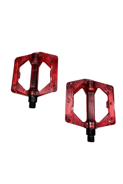 BİKE SKY ŞEFFAF RENKLİ PLATFORM GENİŞ PEDAL PLATFORM BİSİKLET  PEDALI REFLEKTÖRLÜ ürün görseli