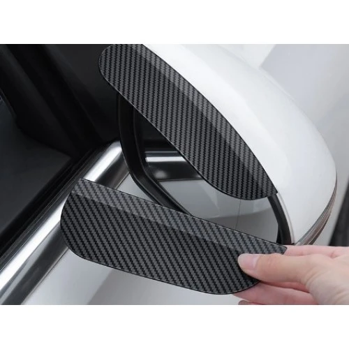 Araba Ayna Yağmur Koruyucu Siper Karbon Desenli ürün görseli 1