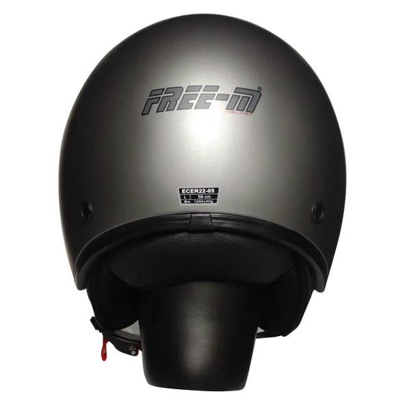 Free-M 612 Moon Açik Güneş Vizörlü Motosiklet Kaskı - Resim 3