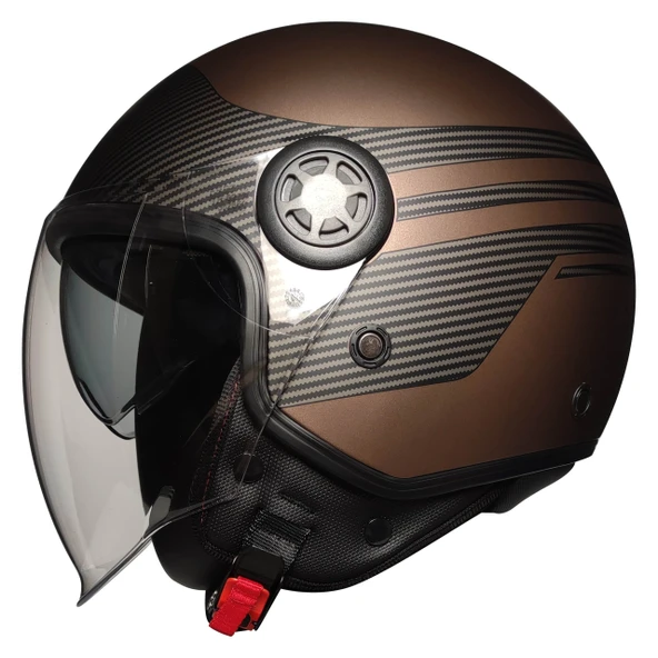 Free-M 612 Softball Açik Güneş Vizörlü Motosiklet Kaskı ürün görseli