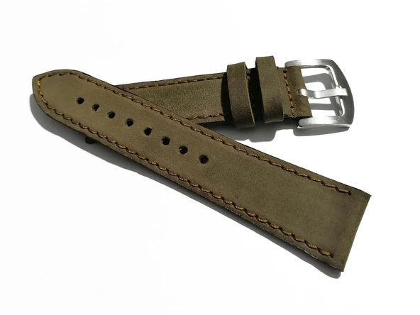 Fado&  Fosil  Uyumlu  Greyzı Deri   Saat Kordonu   24 mm   (277) ürün görseli